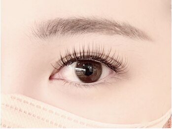 アンクロエ 心斎橋店(an chlo'e)の写真/【まつげパーマ×フラットラッシュ】が大人気◎まつパでしっかり立ち上げ、エクステでボリューム感UP★