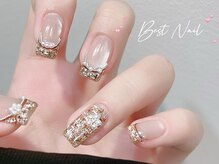 Best Nail 大宮東口店 【ワンホンネイル・スカルプ・パラジェル・上品ジェルネイル】/ツイードネイル