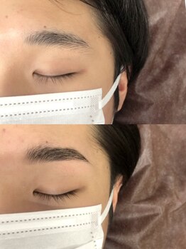 脱毛専門店 美的の写真/メンズアイブロウで清潔感UP！眉毛とヒゲ脱毛で最高の垢抜け顔に！初回眉Wax￥2,200～