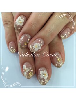 ネイルサロン クール(Nailsalon Coeur)/Art込バイオ¥6480 フラワー