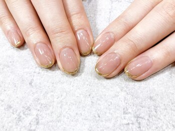 ヘアー ネイル バッサ(Hair/Nail BASSA)の写真/【Hair&Nail同時施術でオフ無料★】ワンカラー/ラメグラ/カラグラ/変形フレンチ等リーズナブルに楽しめる◎