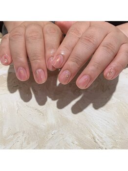 ピンクニュアンスネイル