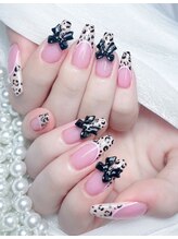 Mネイル/レオパードネイル