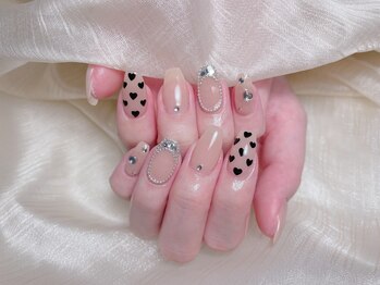 ビアンカ(Bianca)/チェーン囲みアート+ハート