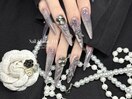紫×ワンホンネイル