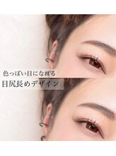 グラムサロン(g salon)/目尻長めマツエクデザイン