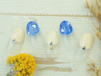 ネイルズガッシュ 武蔵小山店(NAILsGUSH)/*ハートペイズリー*