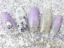 クアトログランシュ 青葉台(QUATRO×GranCieux)/パステルチェックネイル