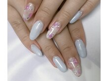 ネイルサロン ビューティーマジック 川口店/囲みフラワーネイル