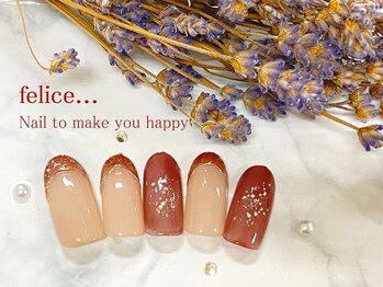 ネイルサロン フェリーチェ(felice)/【定額ネイル】¥7480
