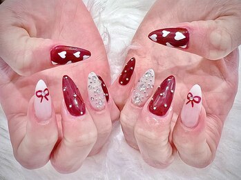 ルビーネイル 太閤通駅店(RUBY NAIL)/フリーデザインジェルスカルプ