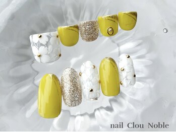 ネイルクルーノーヴル(nail Clou Noble)の写真/【ワンカラー¥5900/グラデーション¥5500】お仕事でもOKなシンプルなデザインが豊富♪大人上品な指先に☆