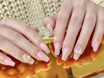ワンダーシー(WonderShe)/チークマグネットフレンチネイル