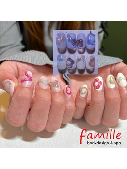 ファミーユ 清田通り店(famille)/持ち込みデザイン