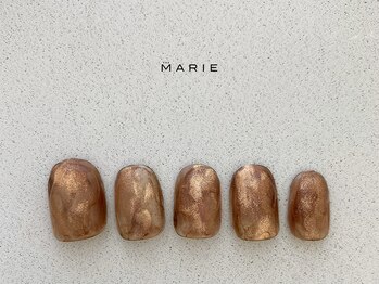 ザ マリー 三条店(THE MARIE)/5)8000円 ミラーネイル 0904e