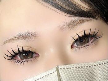 リーベスト 心斎橋店(REBEST)/Wフラットラッシュ+下エクステ