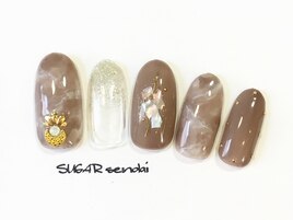大理石×ベージュ☆定額9900円
