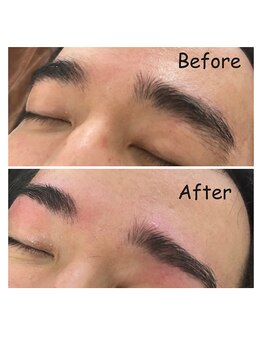 ダンニヒル(dannihil)/美容デーに眉ワックス