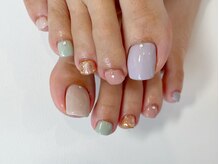 ネイルサロンアンドスクールシャルール(CHALEUR)/フットジェルネイル