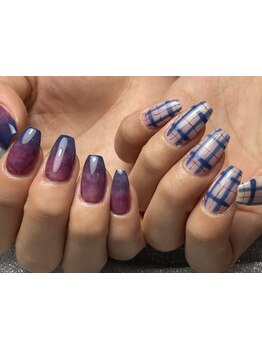 手描きアートが得意なサロン