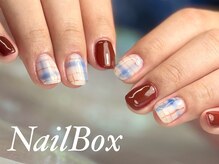 エーネイルボックス(A_NAILBOX)/チェックデザイン◇