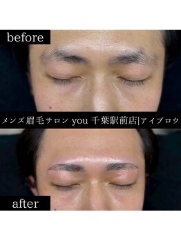 ユー 千葉駅前店(you)/メンズ眉毛/メンズ眉/千葉駅