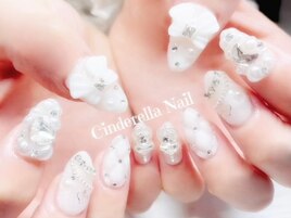 【スカルプ長さだしネイル】