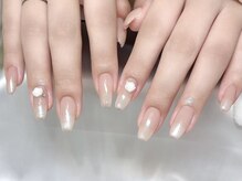 ローランリム(LORAN Lim)/ホワイトローズブライダルネイル