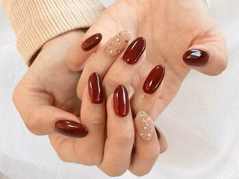 ブラン(BLANC)/ボルドーネイル