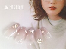 アグニークリッシェ(Agunik Riche)/【グレージュネイル】