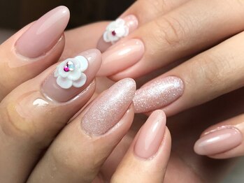 立体フラワーネイル