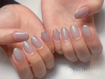 チャンプ 高の原店(Champ)/グレージュネイル