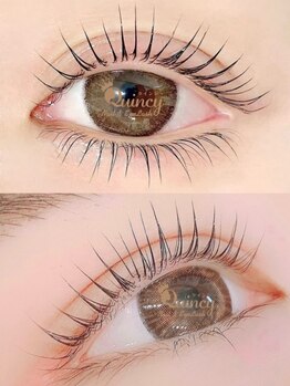 クインシー(Quincy)の写真/リーズナブル×高技術で最強モテかわ目元を叶える☆上品なお目元を叶えたい方はぜひ当店へお越しください♪