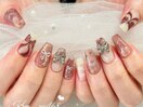 大人リボンネイル ￥11.300