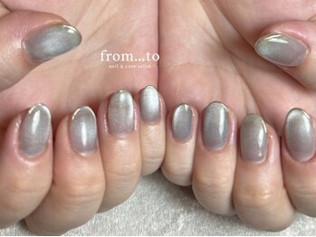 フロム トゥ(from to)の写真/仕事終わりにも通えるサロン◎お任せ・持ち込みも可能◎ “明日も頑張れる”指先を叶えます。