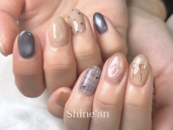 シャインアン(Shine'an)/持ち込みデザイン1.5時間　