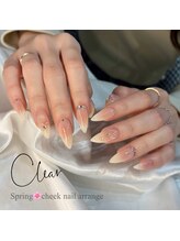 クリア なんば店(Clear)/チークネイルアレンジ