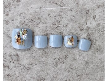 ネイルルーム エルナ(nail room ELNA)/フット定額デザイン￥8000