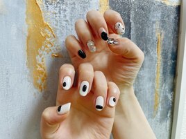 モードネイル　秋ネイル