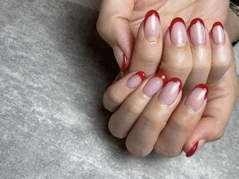 バレンタイン*フレンチネイル