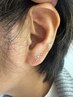 【オトナ女子】のちょいキラ☆耳ツボジュエリー☆2か所+耳マッサージ付き！