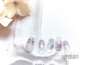 ハッピービューティー(Happy Beauty)/紫陽花ネイル