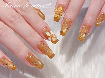 サロン ド ミニュイ(Salon de Minuit)/ぷっくりフラワーネイルマグネッ