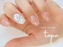 トパ(topa)/埋め尽くしネイル×ストーン