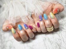 シュガーネイル(sugar nail)の雰囲気（持ち込み7,700円のデザイン例。カラー200色以上有り）
