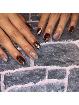 グラマラス アンジェアイ 荻窪店(glamourous ange eye)/ボルドーネイル