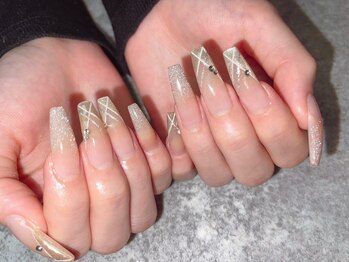 ココネイル(coco.nail)/【長さ出し】アクリルスカルプ
