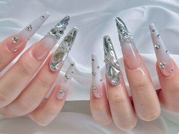 ルビーネイル 太閤通駅店(RUBY NAIL)の写真/【つけ放題×高技術】こだわり派にオススメ◎アート付放題で華やかに♪お悩みに寄り添う提案で理想の指先へ