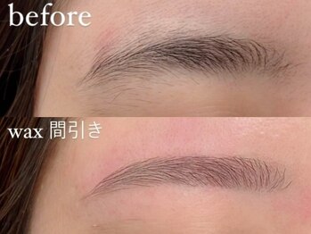 アイルーム 大宮店(eyeroom)の写真/【間引きで垢抜け＊】濃い眉・マダラ眉を卒業！【眉毛の間引き】で、自分史上最高のふんわり垢抜け眉へ