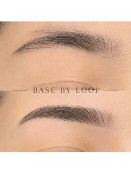 ベースバイループ(BASE BY LOOP)の写真/眉毛は顔の主役！左右差・ボサ眉悩みも解消◎黄金比デザインで理想の姿へ【岡山・アイブロウ専門店】